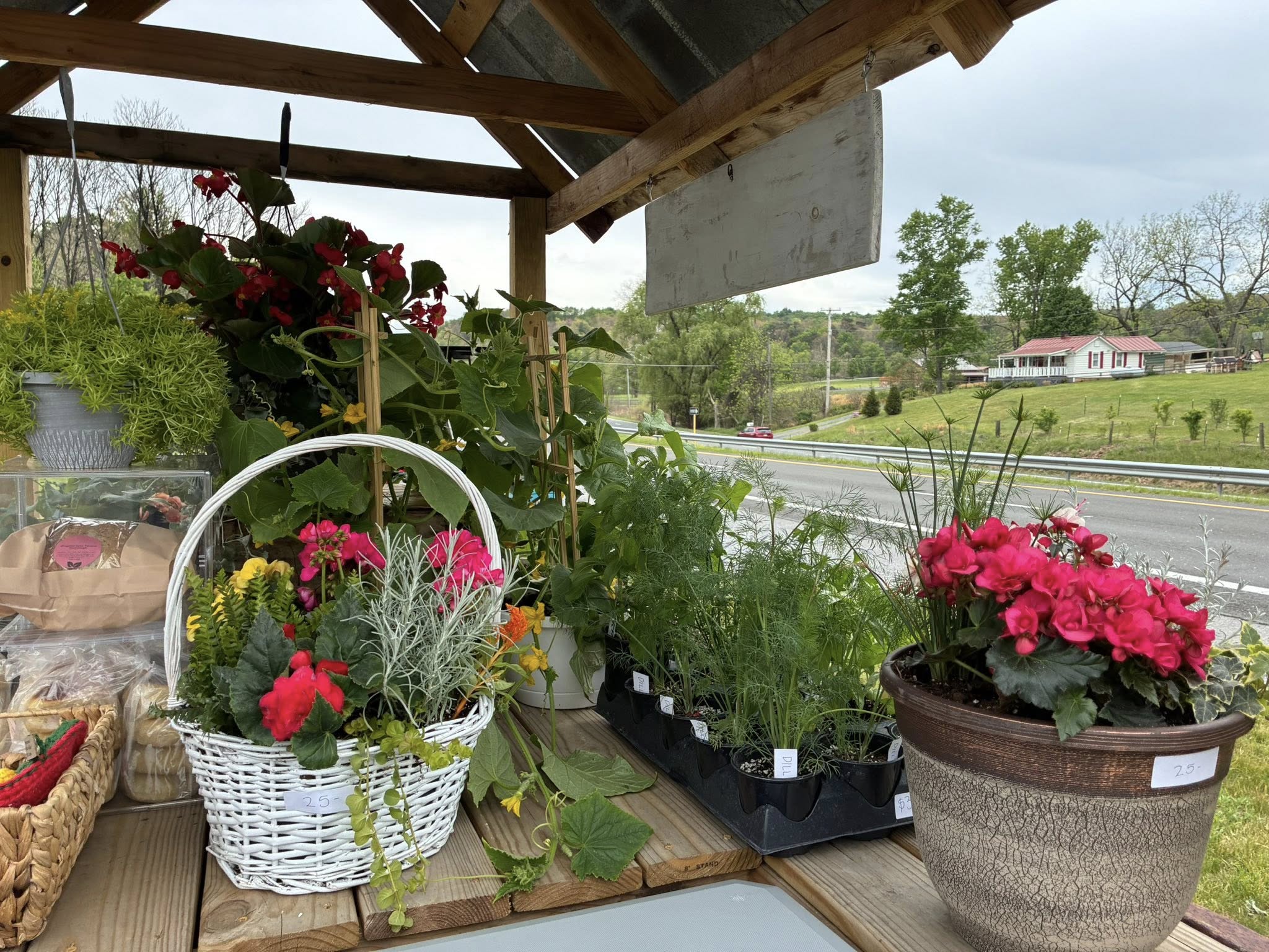 Plants, flowers, and packaged goods at Silver Lake Farm Market